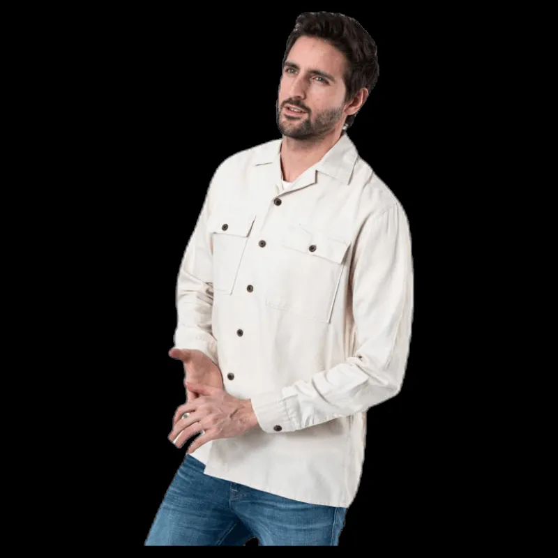 Jack & Jones Enok Shirt Ls Silver Clearance