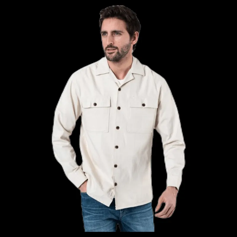 Jack & Jones Enok Shirt Ls Silver Clearance