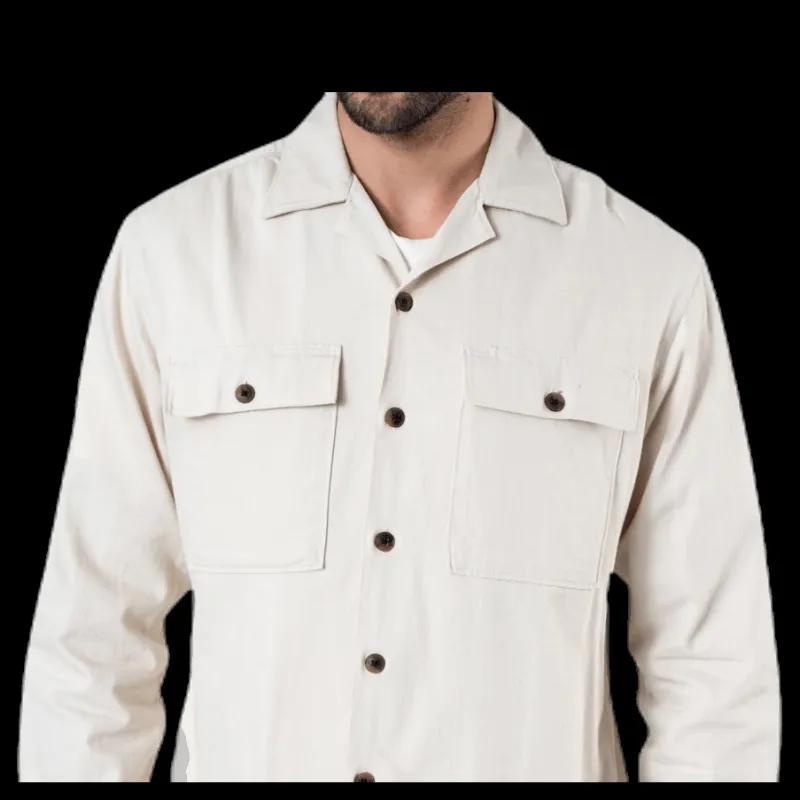 Jack & Jones Enok Shirt Ls Silver Clearance