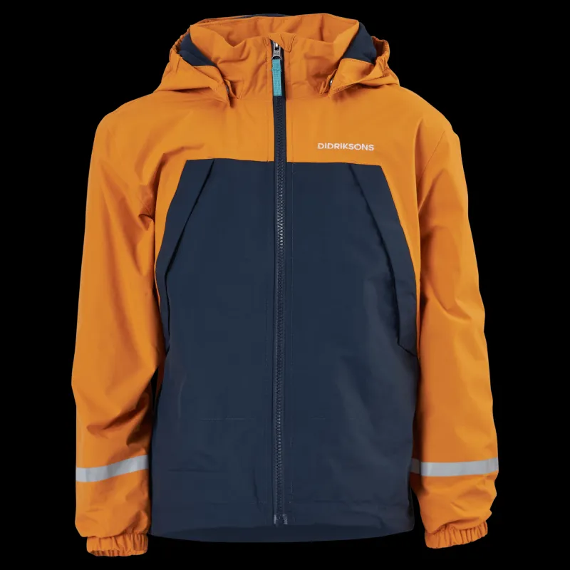 Didriksons Enso Kids Jacket Burnt Glow Flerfärgad Discount
