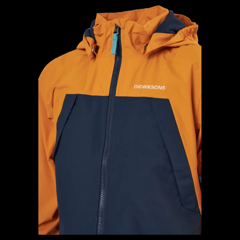 Didriksons Enso Kids Jacket Burnt Glow Flerfärgad Discount