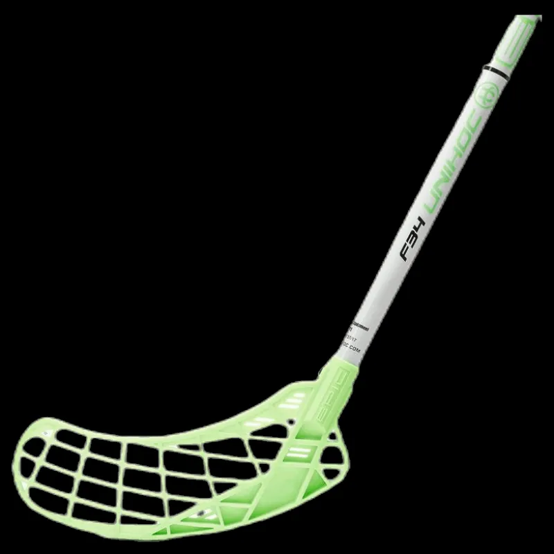 Unihoc EPIC 92 cm Flex 34 White/Green Vit och Grön Discount