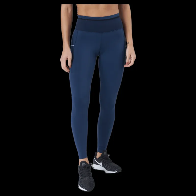 Discount Nike Epic Luxe Women's Trail Runnin Midnight Navy/aluminum/reflect Blå