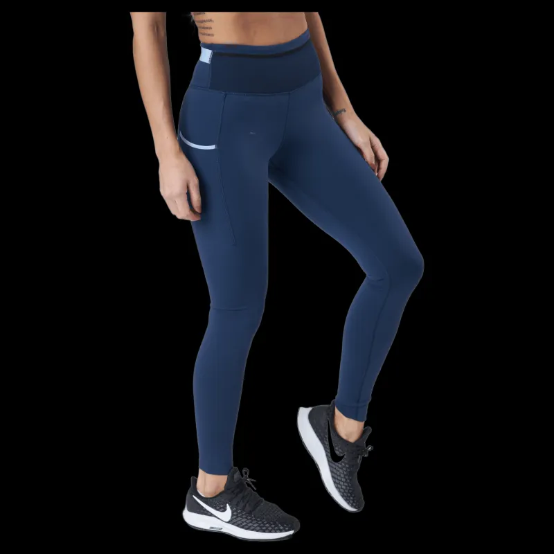 Discount Nike Epic Luxe Women's Trail Runnin Midnight Navy/aluminum/reflect Blå