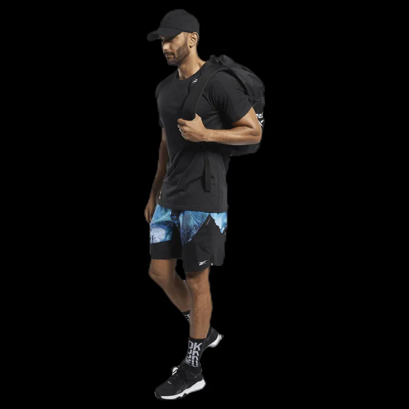 Reebok Epic Short AOP Black Flerfärgad