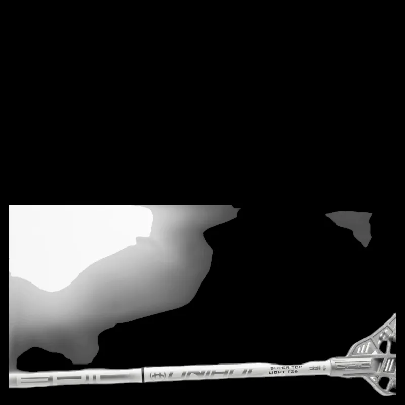 Unihoc EPIC Super Top Light Flex 26 White/Silver Vit och Silver New