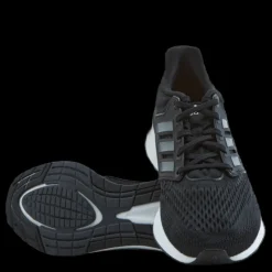 adidas EQ21 Run Shoes Core Black / Iron Metallic / Carbon Svart Clearance