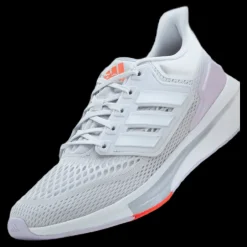 New adidas EQ21 Run Shoes Dash Grey / Cloud White / Purple Tint Vit