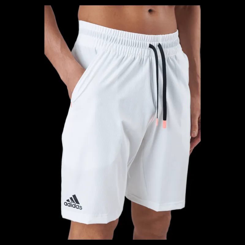 New adidas Tennis Ergo Shorts 099/white 9" Vit