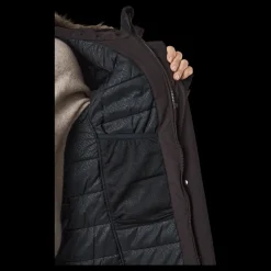 Didriksons Erika Wns Parka 3 Brown Svart Outlet