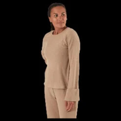Outlet Pieces Ermione Ls Top White Vit