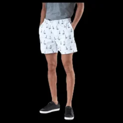 Best Holebrook Eskil Shorts Blue/White Blå och Vit
