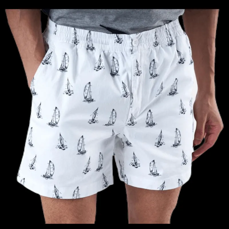 Best Holebrook Eskil Shorts Blue/White Blå och Vit