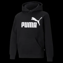 Puma ESS Big Logo Hoodie FL Junior Black Svart