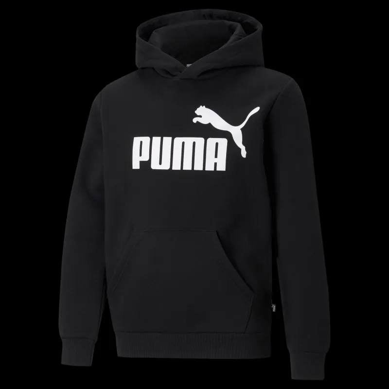 Puma ESS Big Logo Hoodie FL Junior Black Svart