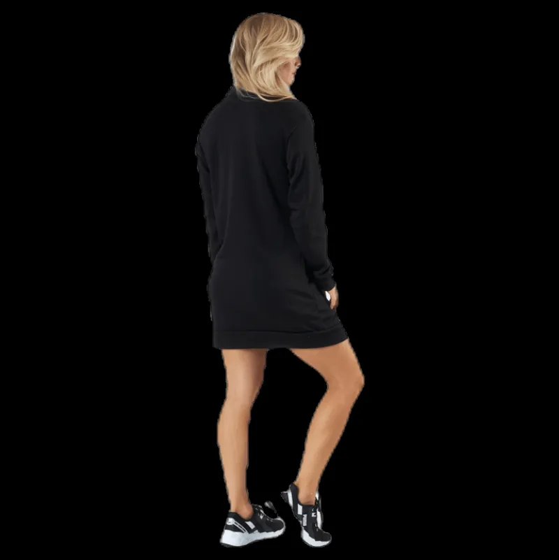 Online Puma Ess+ Half-Zip Dress Tr Black Svart