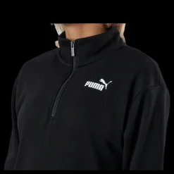 Online Puma Ess+ Half-Zip Dress Tr Black Svart