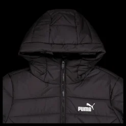 Puma Ess Hooded Padded Coat Black Outlet