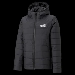 Puma Ess Hooded Padded Jacket Black Svart Sale