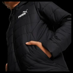 Puma Ess Hooded Padded Jacket Black Svart Sale