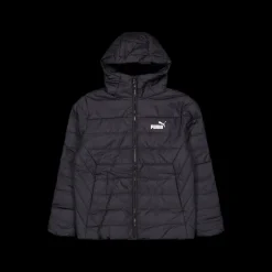 Puma Ess Hooded Padded Jacket Black Svart Online