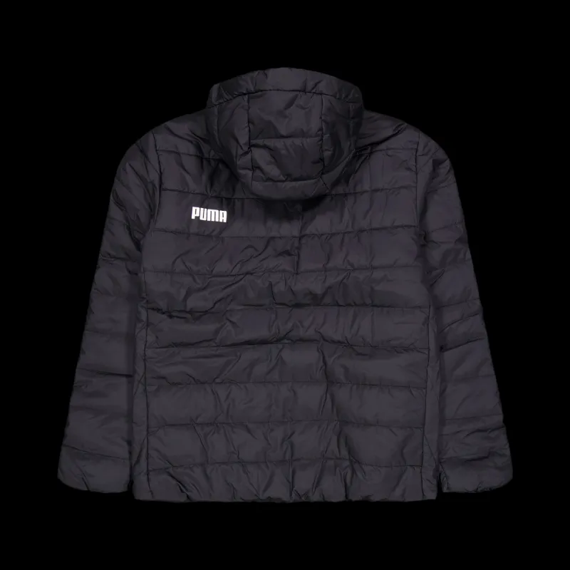 Puma Ess Hooded Padded Jacket Black Svart Online