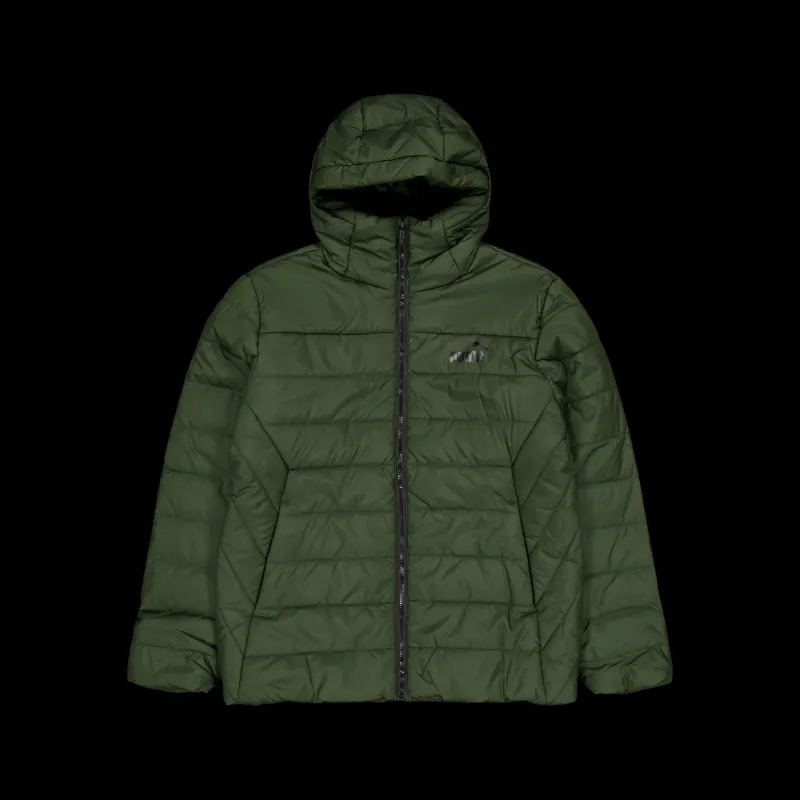 Puma Ess Hooded Padded Jacket Myrtle Grön