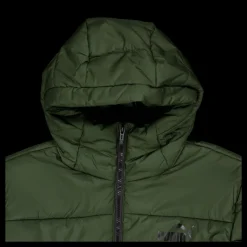 Puma Ess Hooded Padded Jacket Myrtle Grön