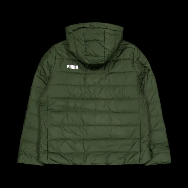Puma Ess Hooded Padded Jacket Myrtle Discount