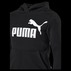 Sale Puma Ess Logo Hoodie Fl G Black Svart