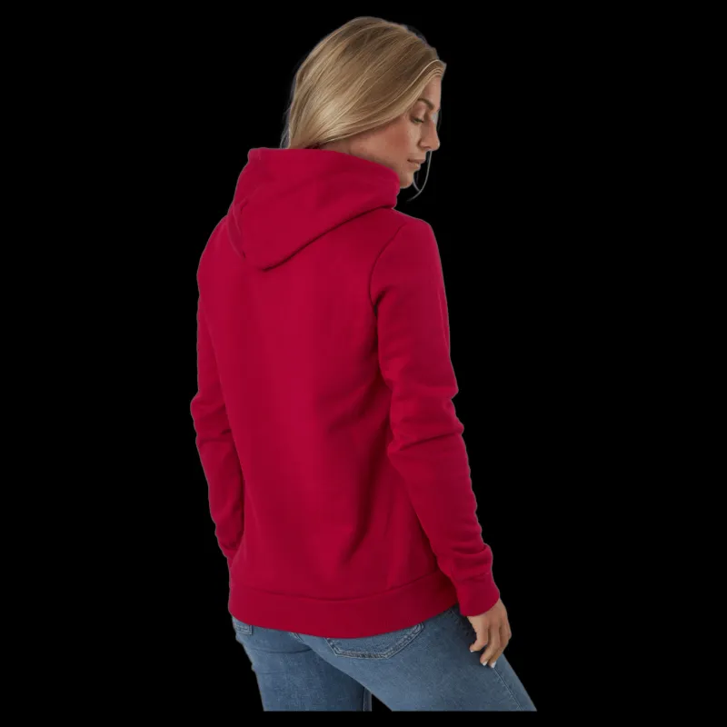 Puma Ess Logo Hoodie Fl (s) Persian Red Röd Clearance
