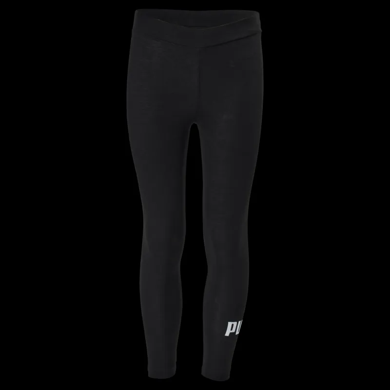 Puma Ess Logo Leggings G Black Svart