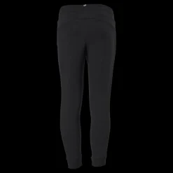 Puma Ess Logo Pants Fl Cl B Black Grå