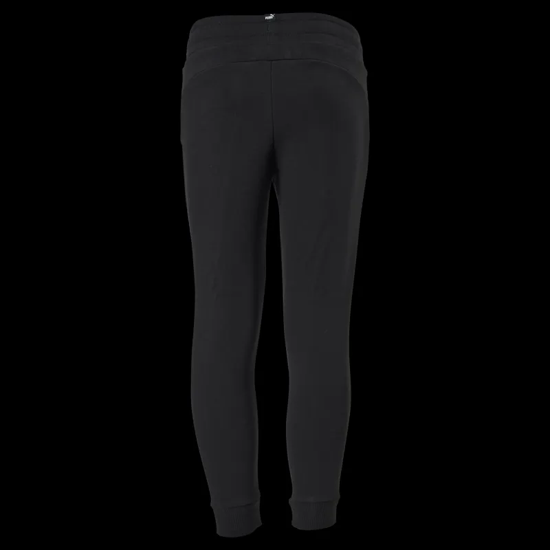 Puma Ess Logo Pants Fl Cl B Black Grå