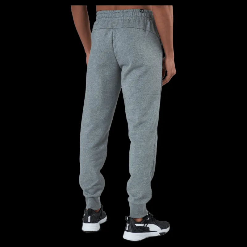 New Puma Ess Logo Pants Fl Cl Medium Gray Heather Grå