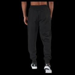 Puma Ess Logo Pants Fl Cl Black Grå Discount