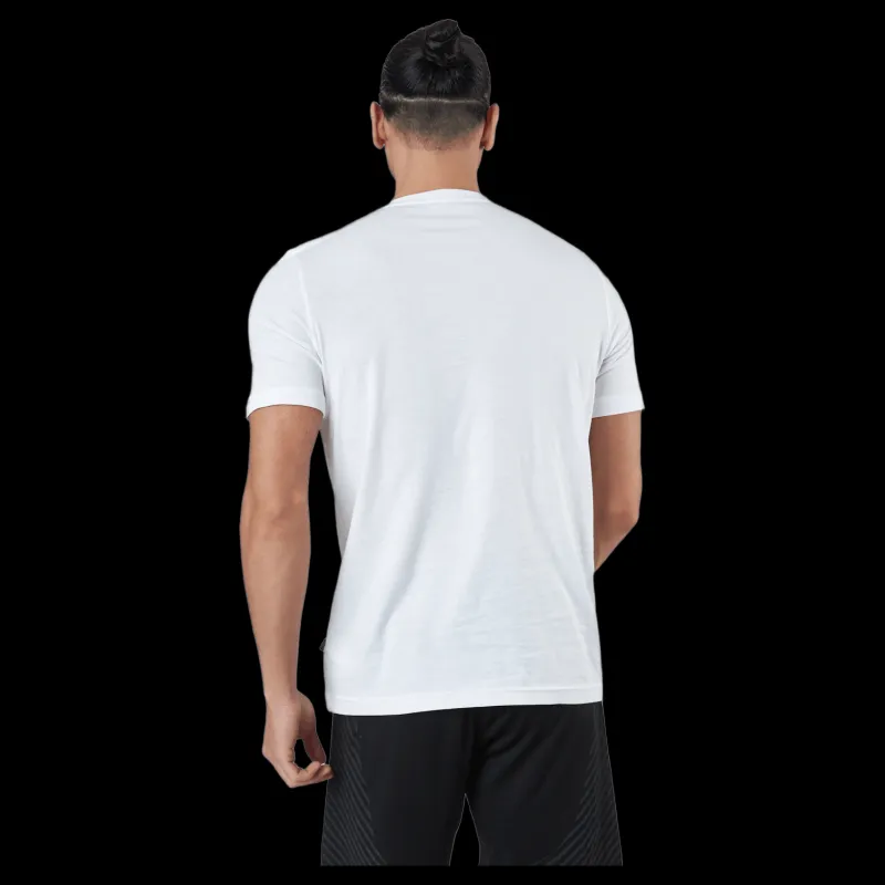 Puma Ess Logo Tee White Vit New