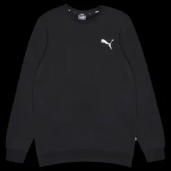 Puma Ess Small Logo Crew Fl Black-cat Svart