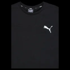 Puma Ess Small Logo Crew Fl Black-cat Svart