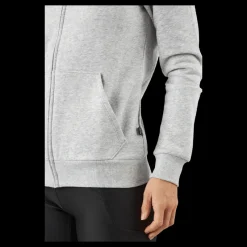 Puma Ess Small Logo Full-zip Hoodie Light Gray Heather Grå Clearance