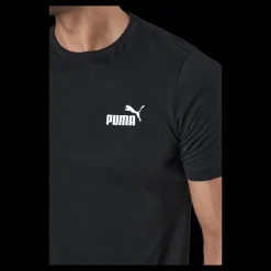 Puma Ess Small Logo Tee Black Svart Clearance