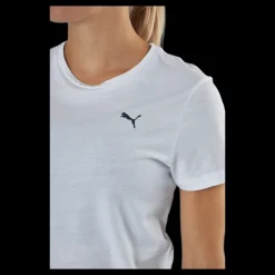 Puma Ess Small Logo Tee White-cat Vit Online