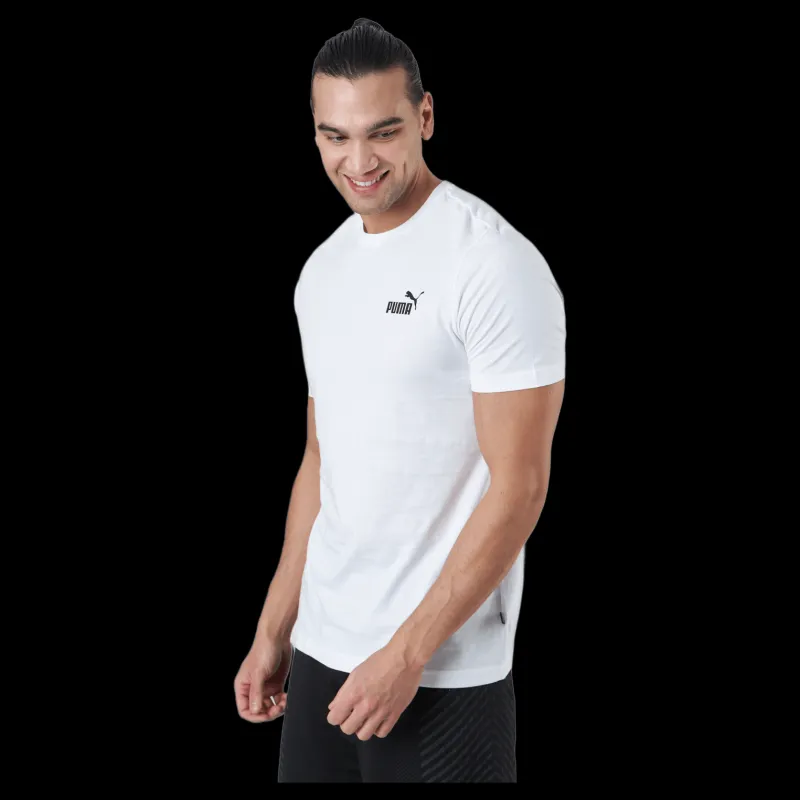 Puma Ess Small Logo Tee White Vit Best