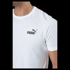 Puma Ess Small Logo Tee White Vit Best