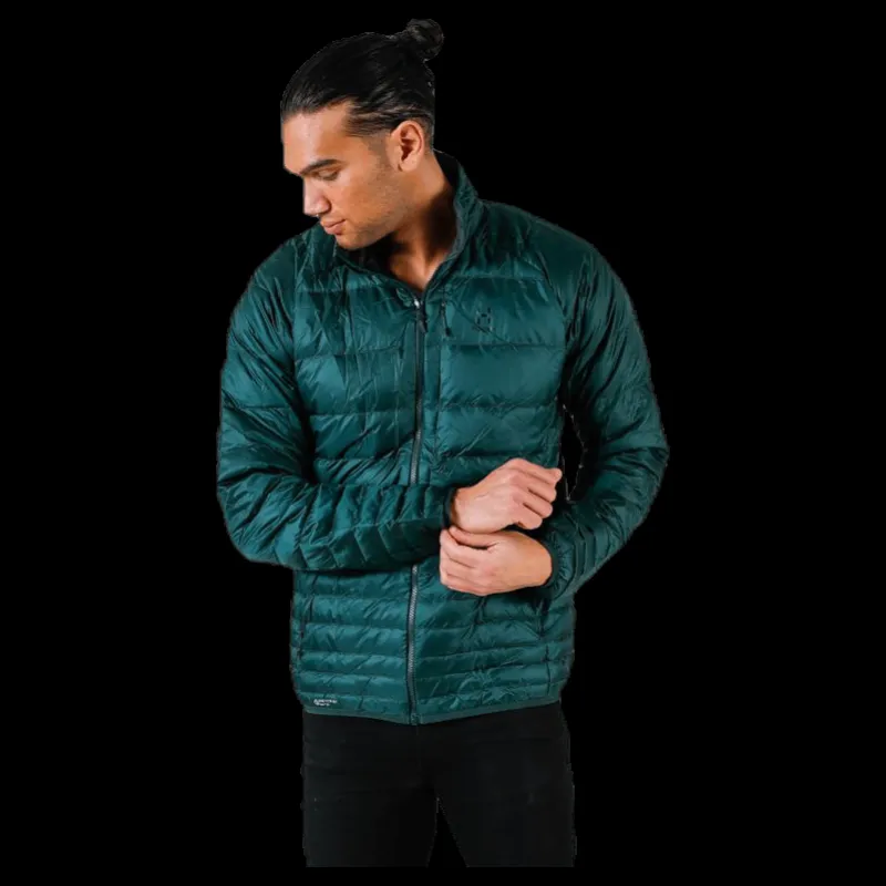 Best Haglöfs Essens Down Jacket Green Grön