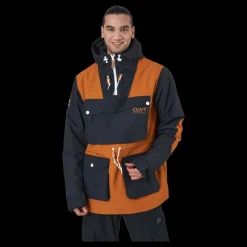 ColourWear Essential Anorak M Dark Orange Flerfärgad Clearance