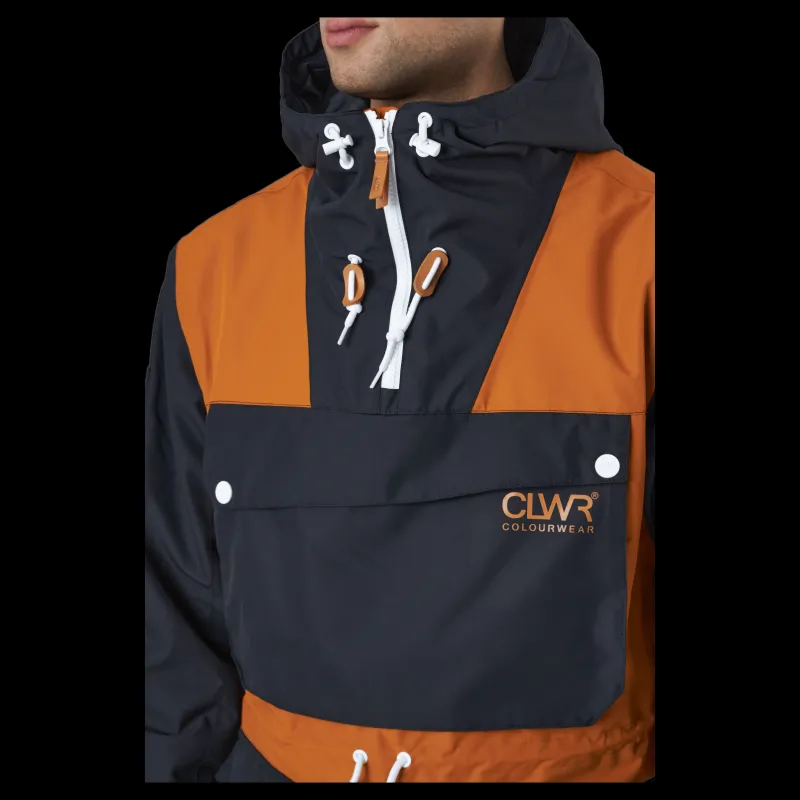 ColourWear Essential Anorak M Dark Orange Flerfärgad Clearance