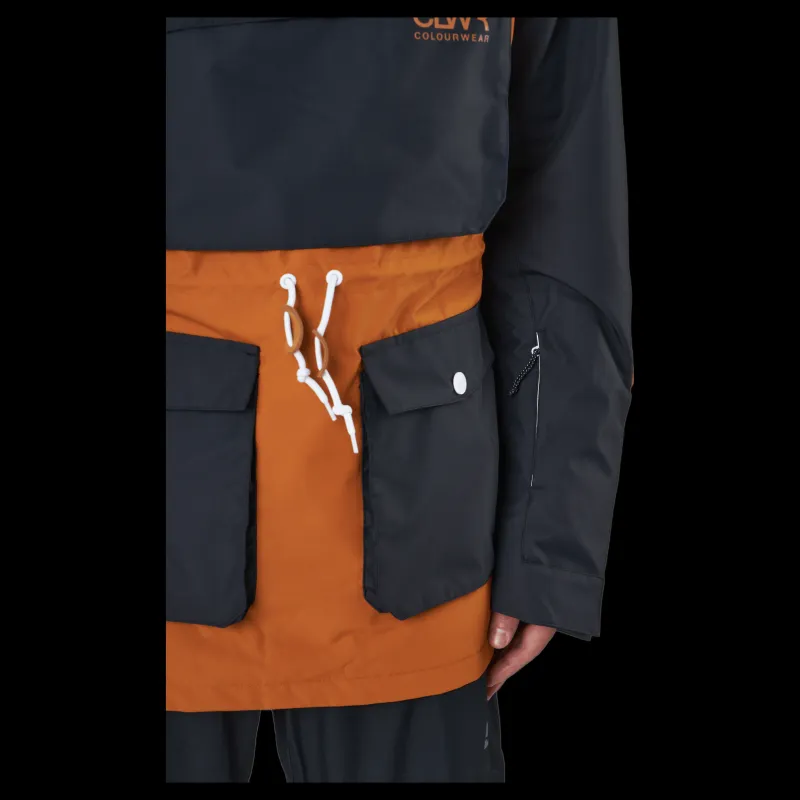 ColourWear Essential Anorak M Dark Orange Flerfärgad Clearance