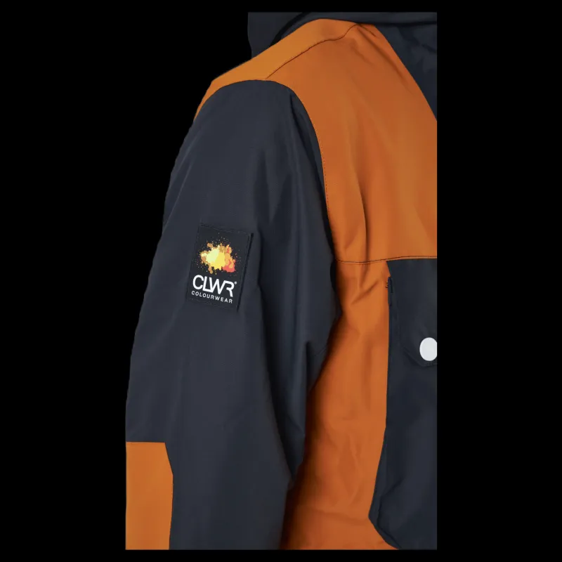 ColourWear Essential Anorak M Dark Orange Flerfärgad Clearance