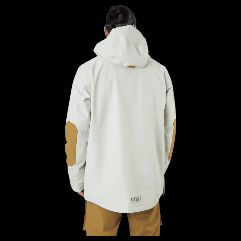 ColourWear Essential Anorak M Light Beige Vit Clearance